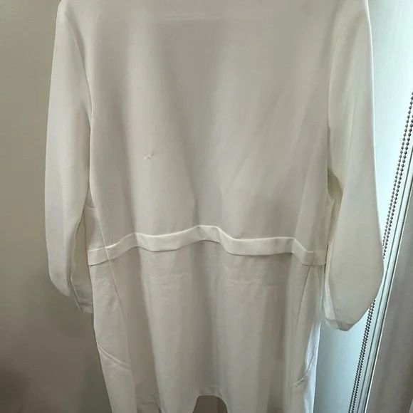 Suzy Shier Cream Open-Front Jacket - Picture 5 of 7